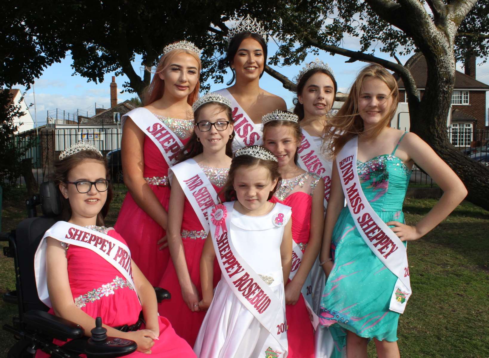 Sheppey carnival queens at the Island's carnival
