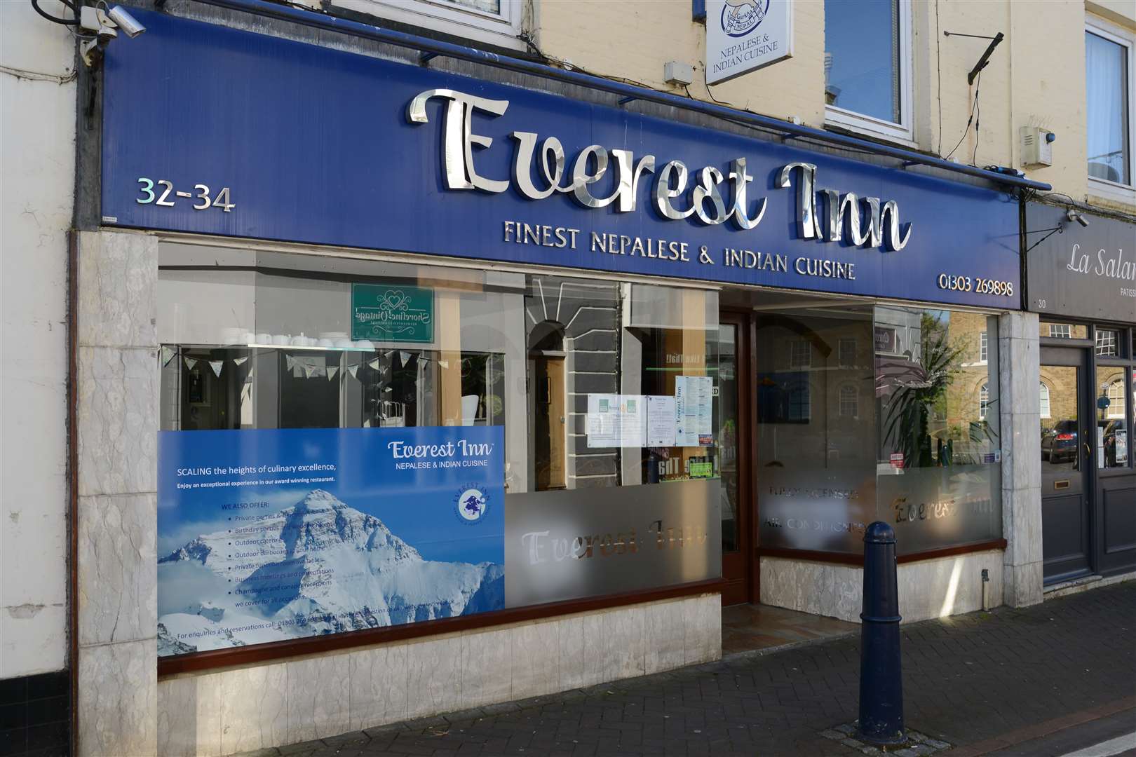 The Everest Inn at Hythe High Street.