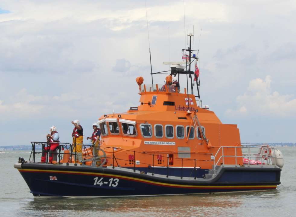 The Sheerness all-weather RNLI lifeboat