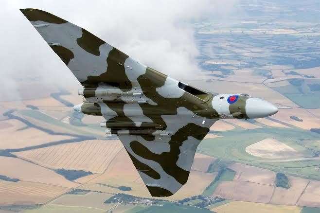 The Vulcan was Britain's delta-winged nuclear bomber of the period