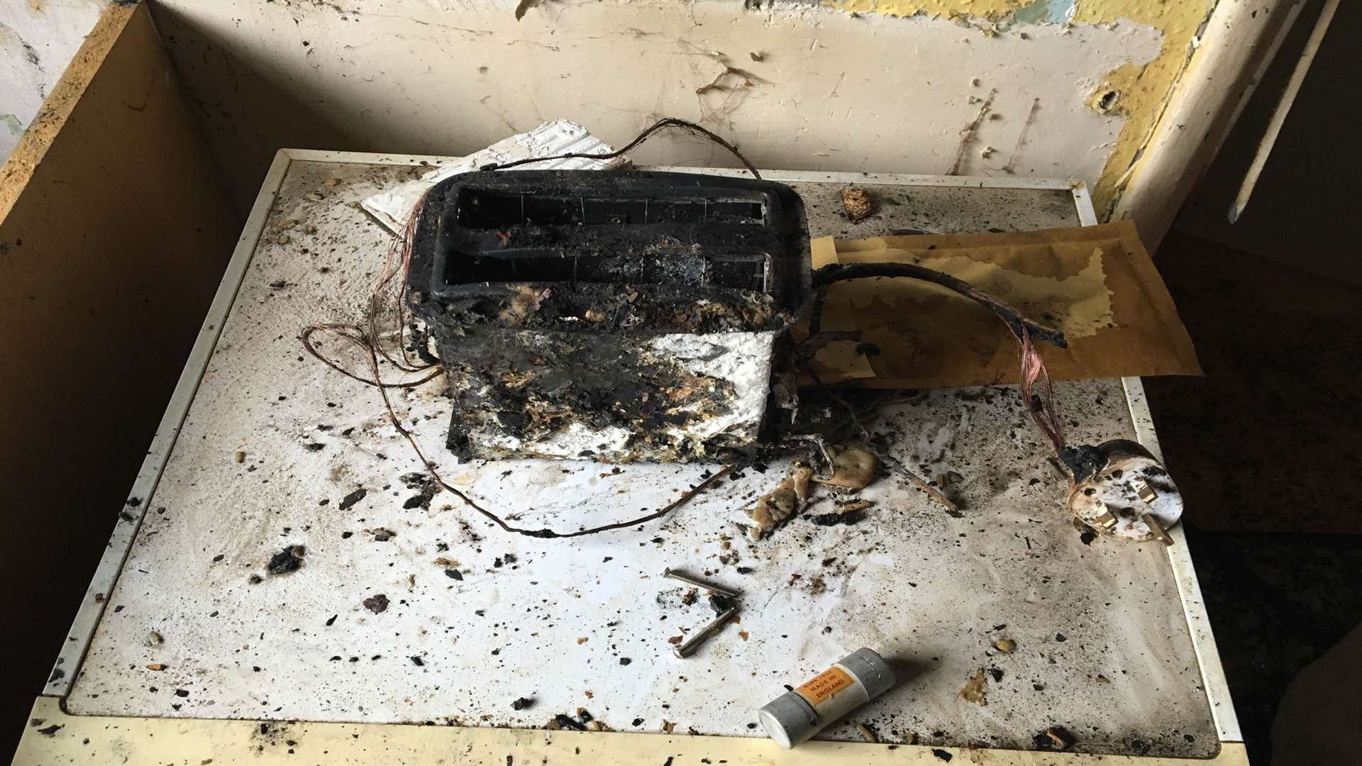 Sharon Carr said a toaster was the cause of the fire at her home
