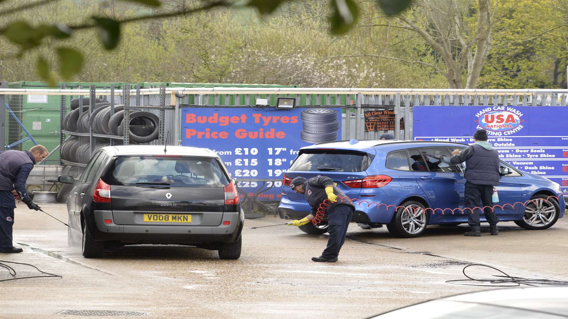 USA Car Wash on the Wyevale Garden Centre site at Chartham Hatch Picture: Chris Davey