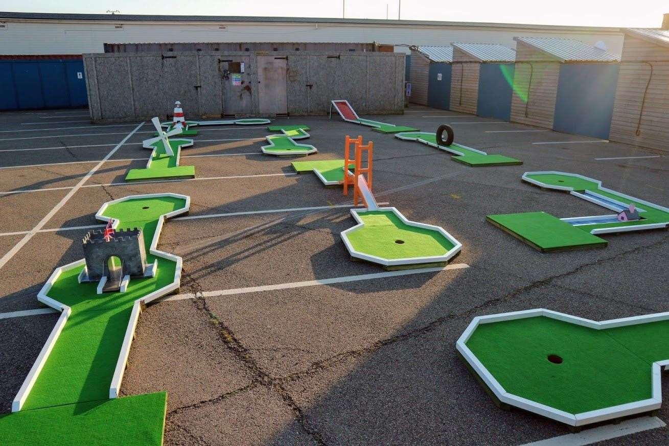 A new mini golf course has opened along the Arm. Picture: Charlie’s Mini Golf