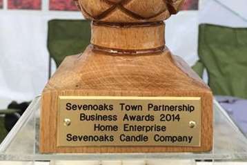 The Sevenoaks Candle Company won an award at the Sevenoaks Business Awards