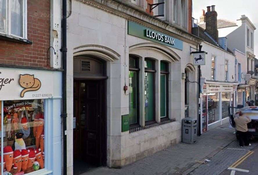 The Lloyds branch in Whitstable High Street is set to close this year. Picture: Google