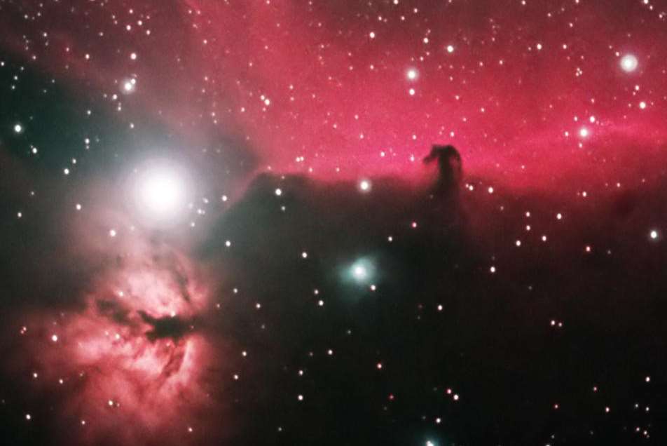 The Horsehead and Flame nebulae. Picture: Steve Welstead