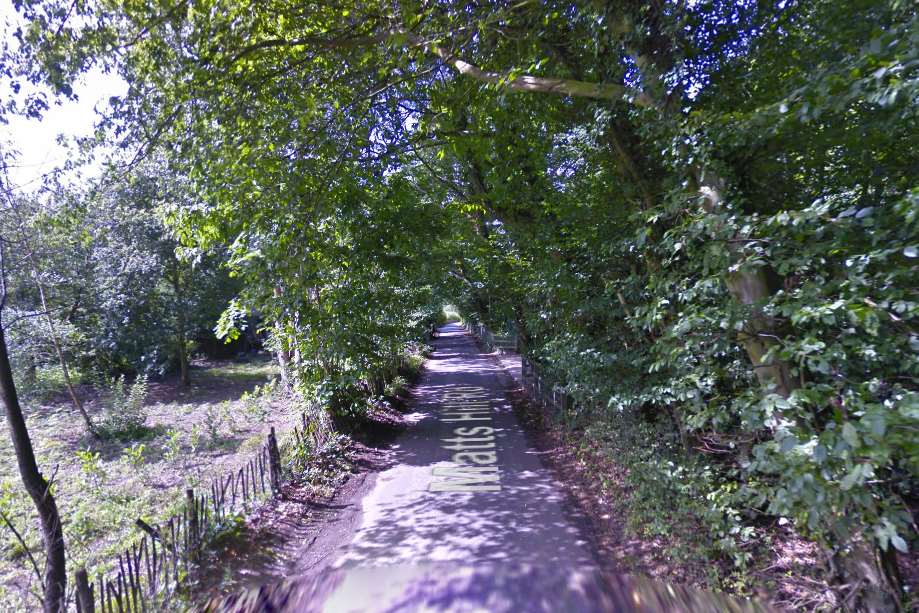 Matts Hill Road in Hartlip. Picture: Google.