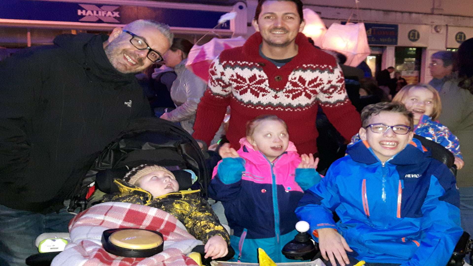 Countdown to Christmas: Sheppey's celebrity DIY SOS family The Ratcliffes officially switched on the clock tower lights