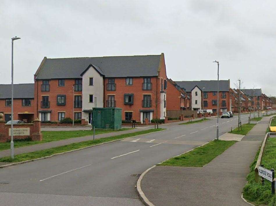 Aldridge Road is one of the main roads through Taylor Wimpey's Shorncliffe Heights estate in Cheriton, Folkestone
