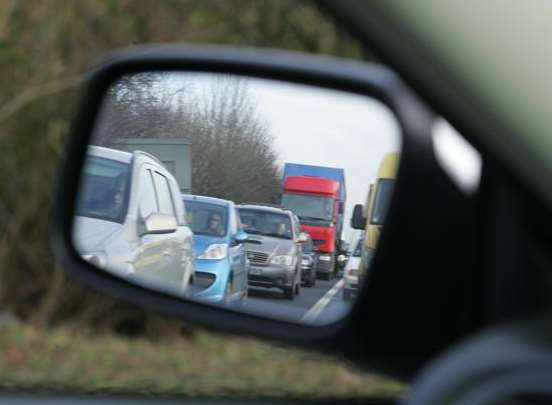 Expect long delays on the M20 after the accident