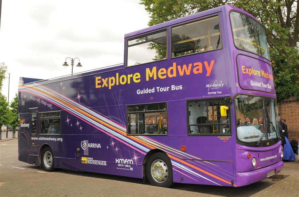 The Medway tourism bus