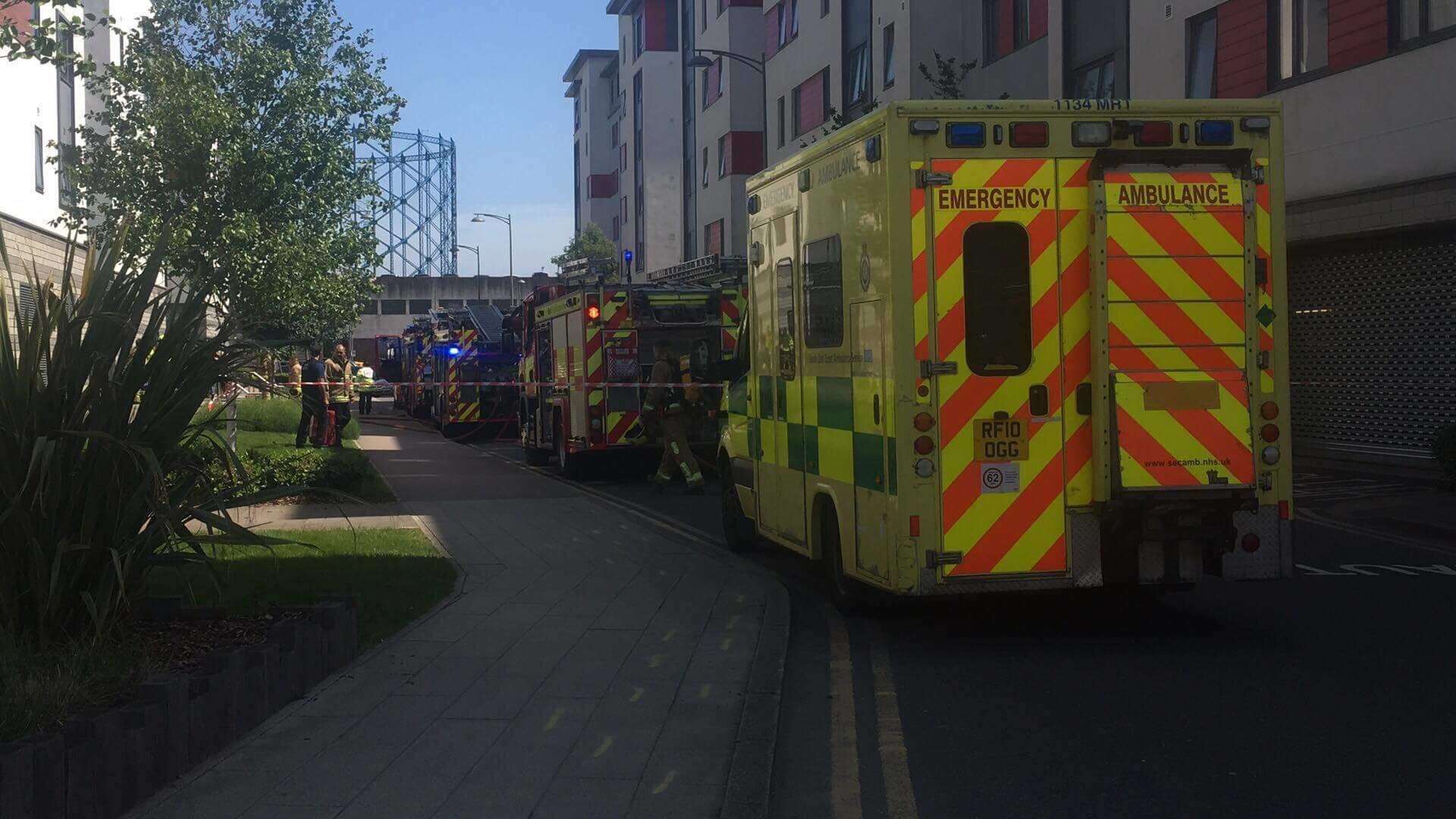 Emergency services at Liberty Quays (2057225) Credit: Shabir Noorzai