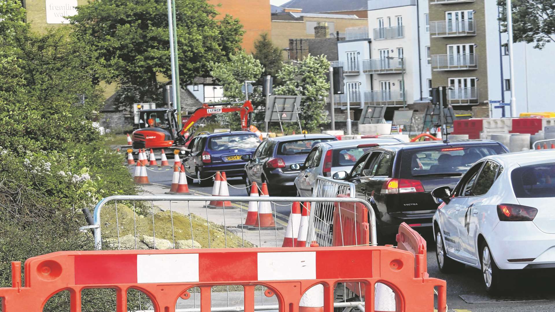 Firms will continue to be charged for carrying out roadworks. Stock image