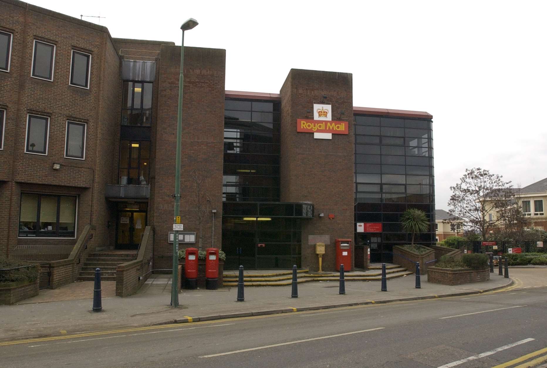 The former Royal Mail sorting office by Maidstone East railway station