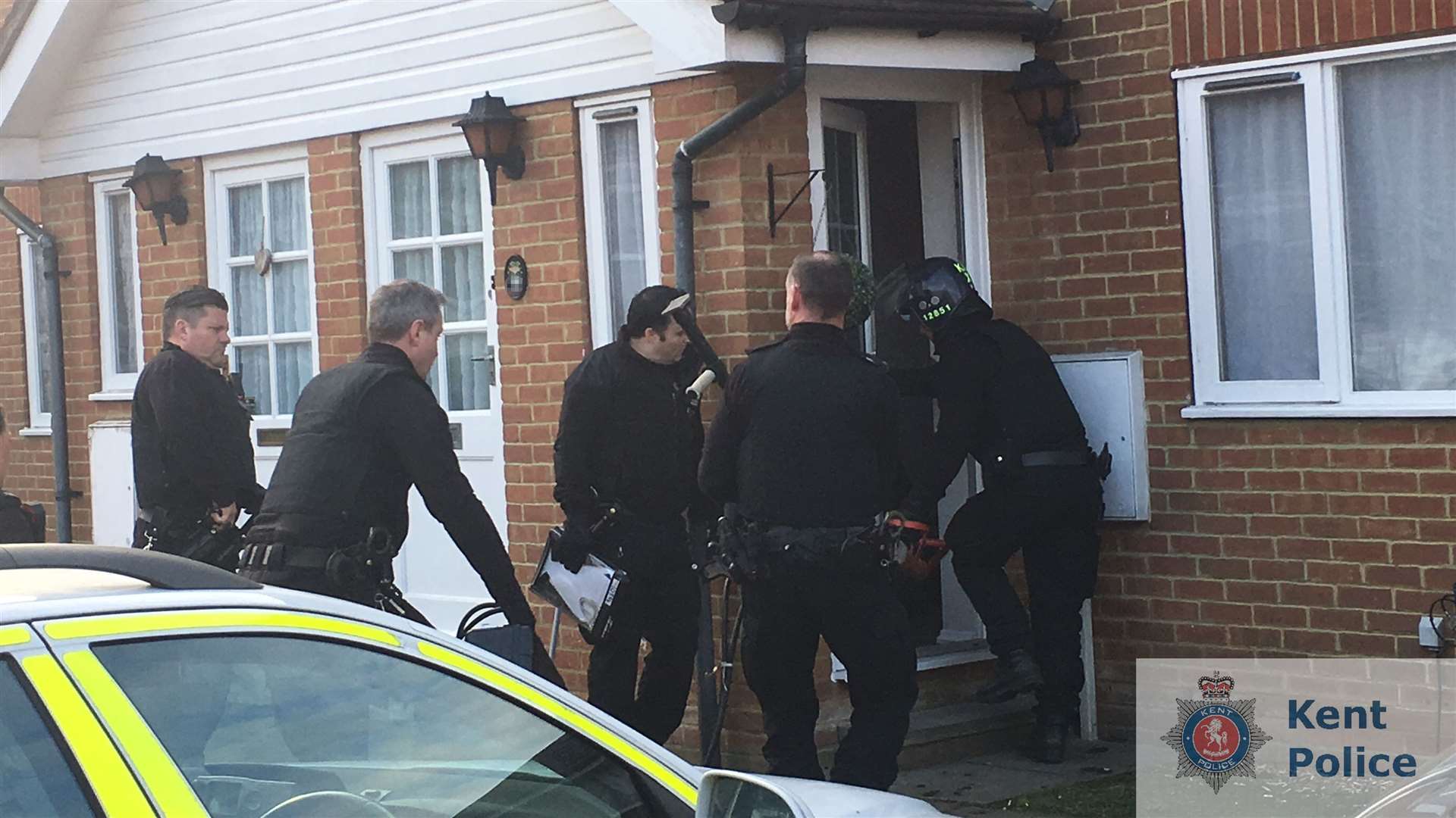 Police executed a warrant in Rochester as they raided addresses in Medway (1264107)