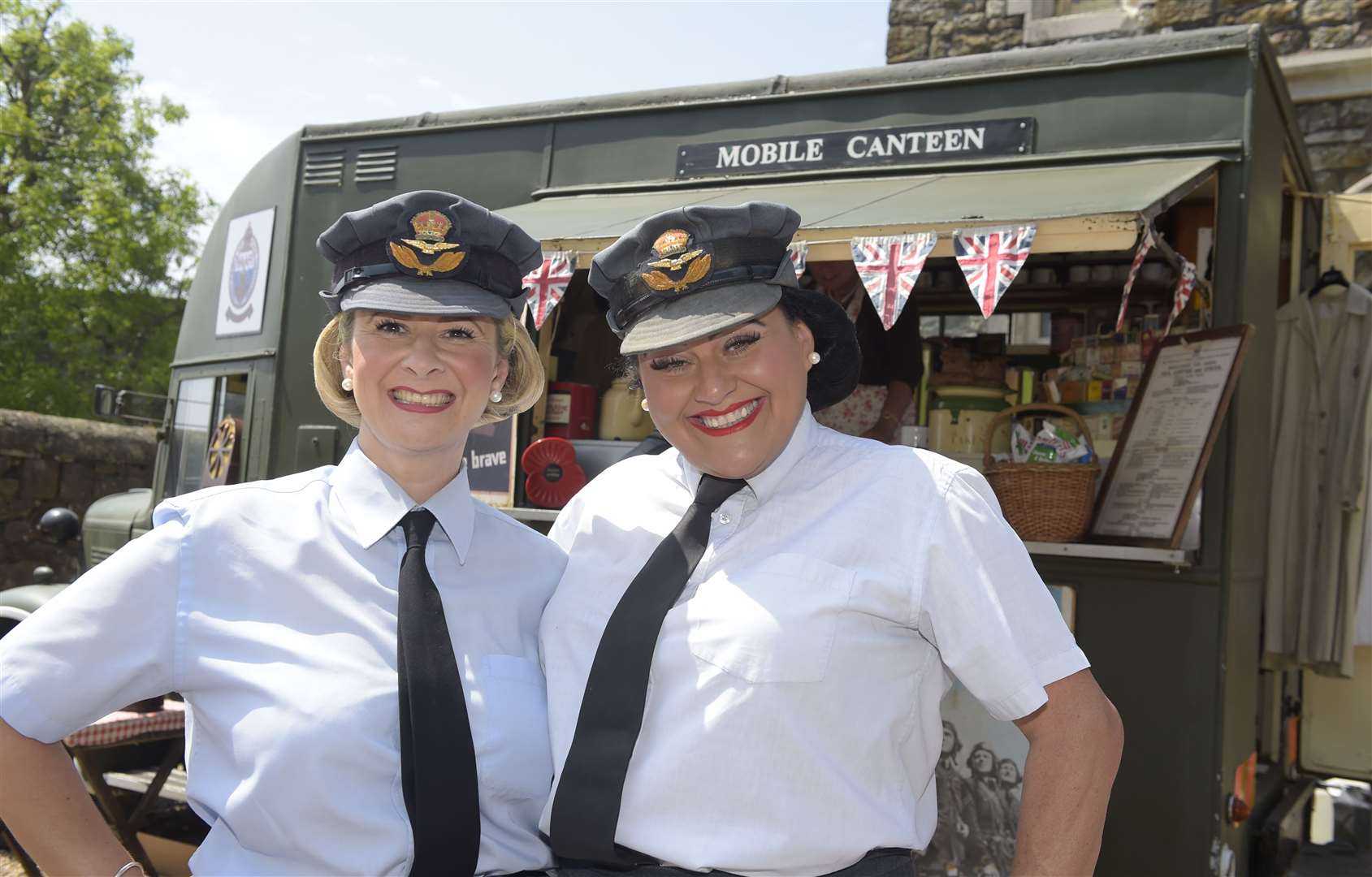 Dover Castle's World War Two weekend - The Swingtime Sweethearts were there to entertain last year Picture: Tony Flashman