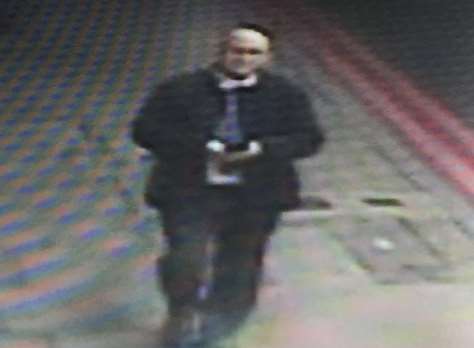 A CCTV image showed the last sighting of Mr Semple