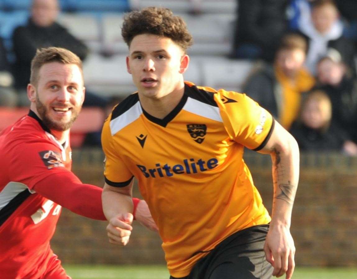 Charlie Seaman is on loan at Maidstone from Bournemouth Picture: Steve Terrell