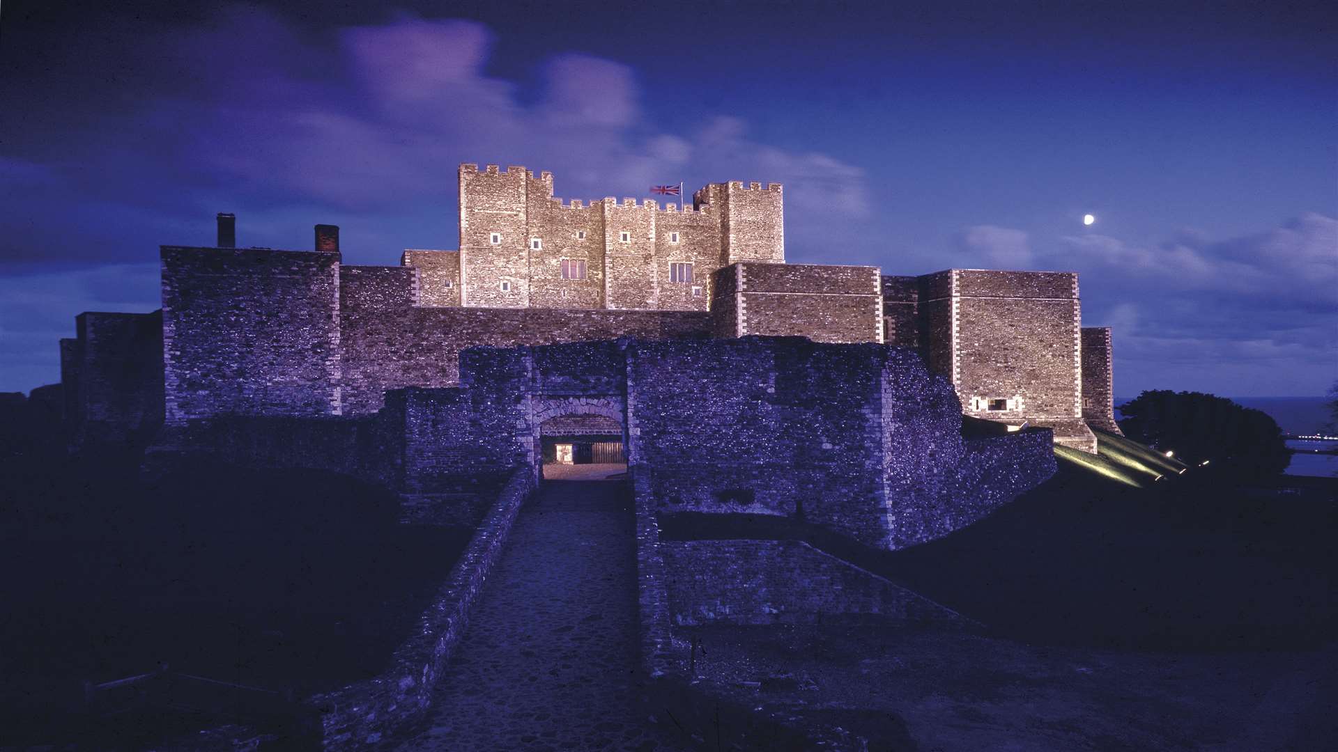 Illuminated Dover Castle