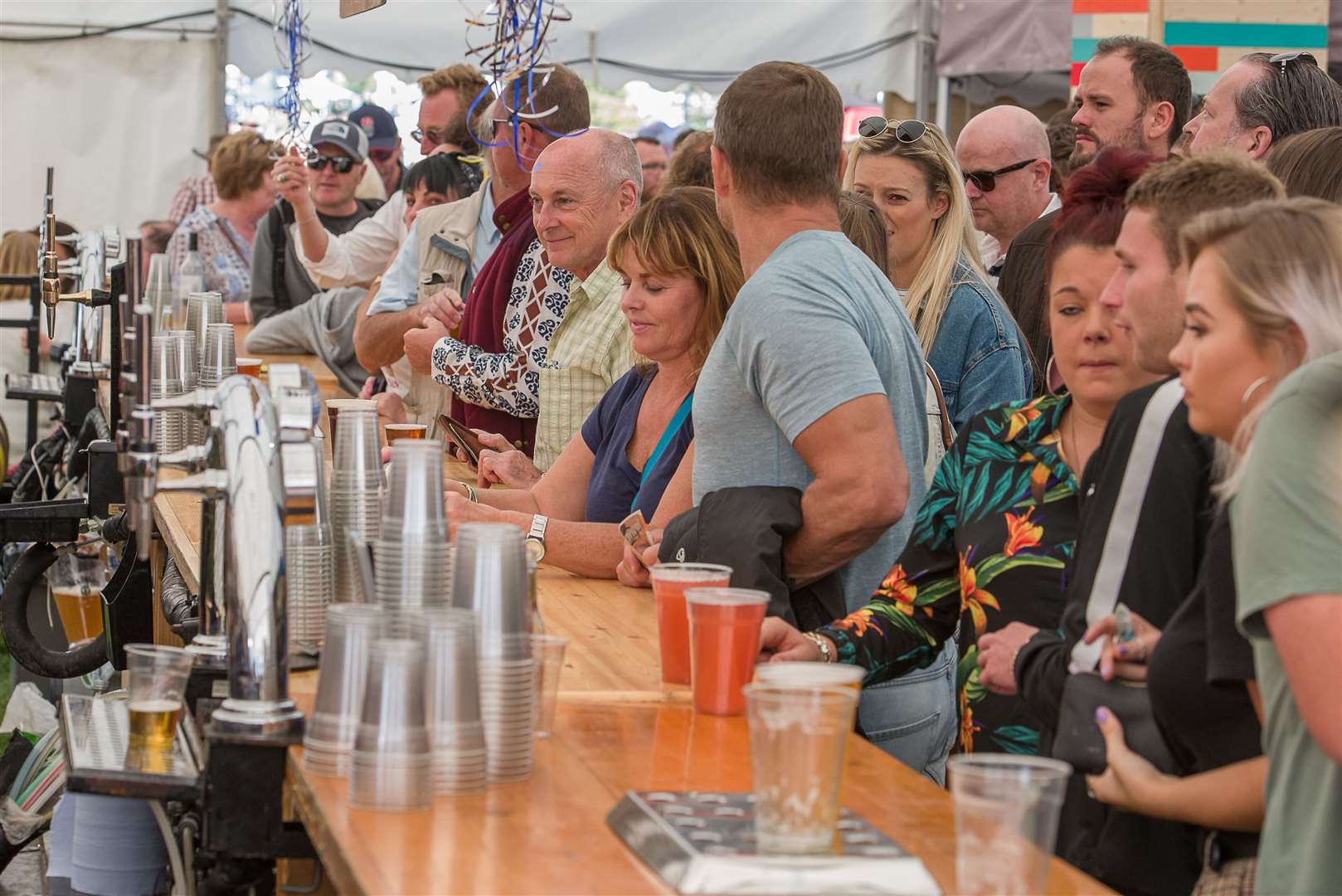 Grab yourself a drink and a bite to eat at the Broadstairs Food Festival. Picture: Alan Langley