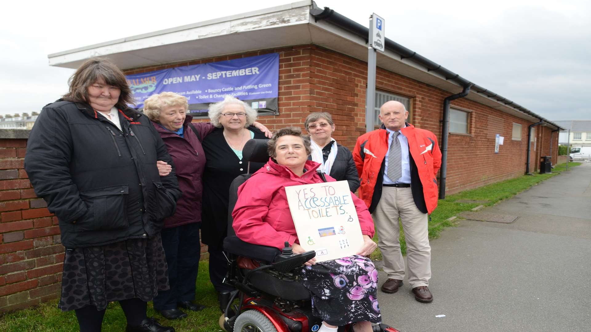 The Deal Speaking Out Group voiced their concerns about the lack of disabled toilet facilities near Walmer Green