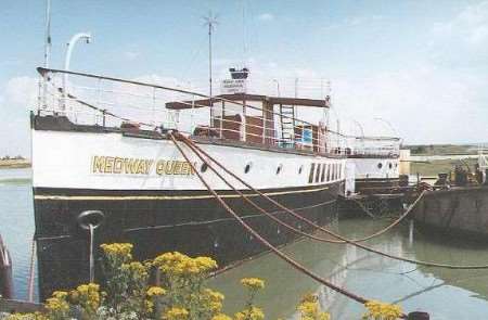 THE MEDWAY QUEEN: ready to set sale again. Picture courtesy LEN KNIGHT