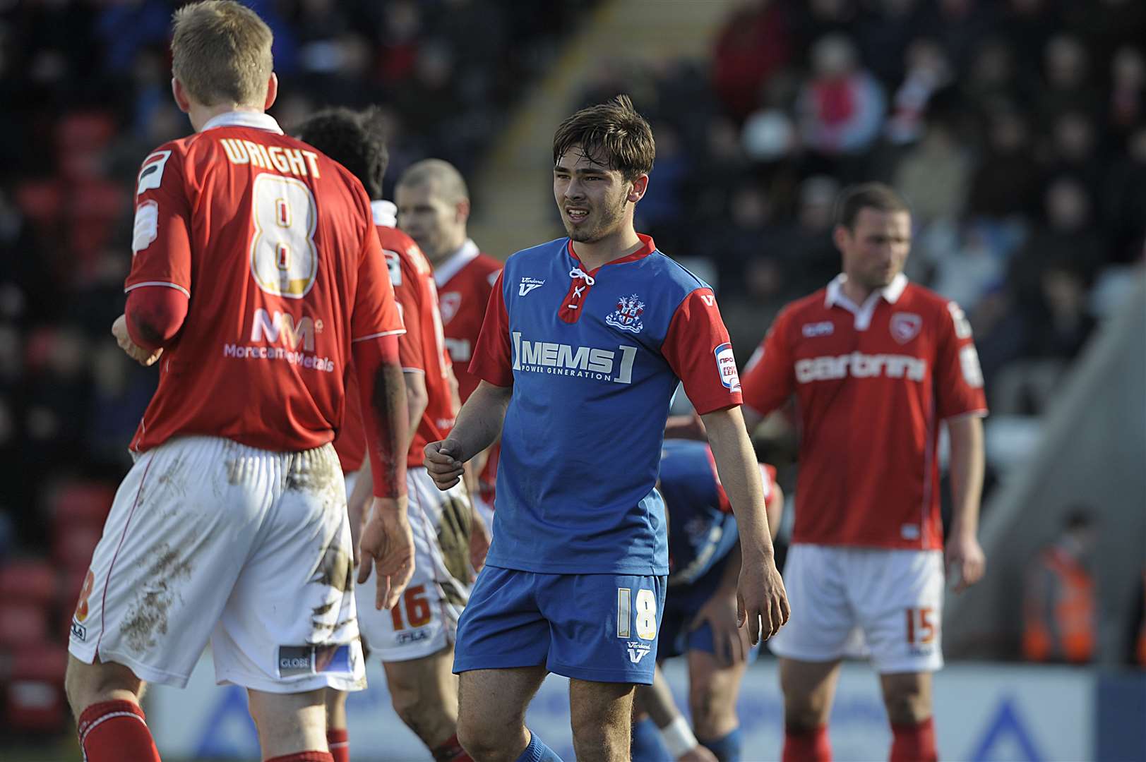 Gillingham last played Morecambe in 2013. Bradley Dack played and scored that day Picture: Barry Goodwin