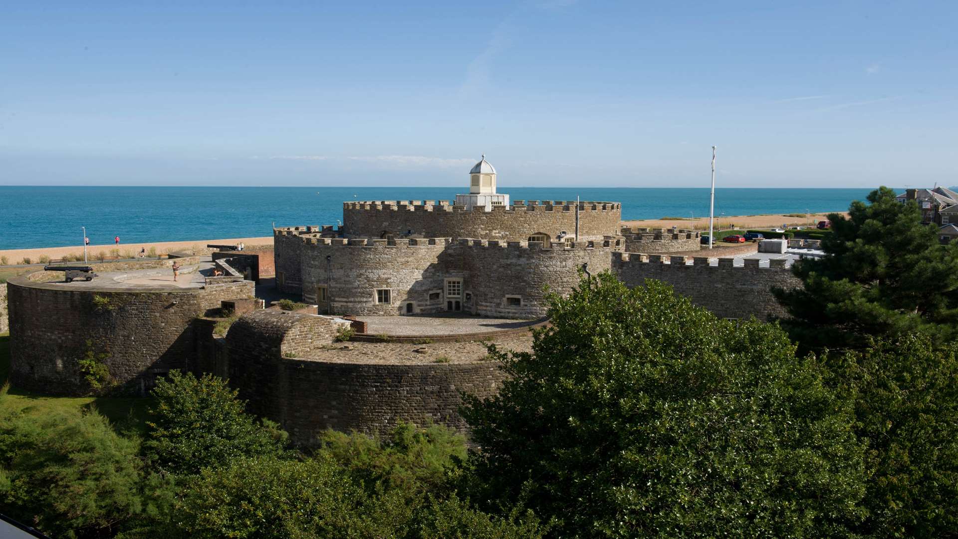 Deal Castle by the coast