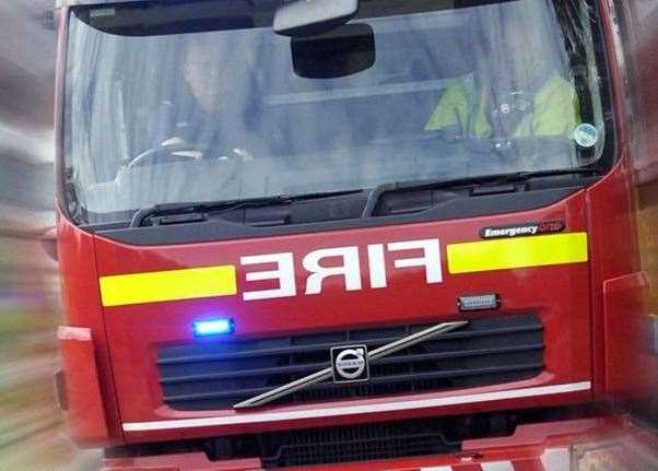 Fire crews have been called to a lorry blaze on the A2, near Pepperhill
