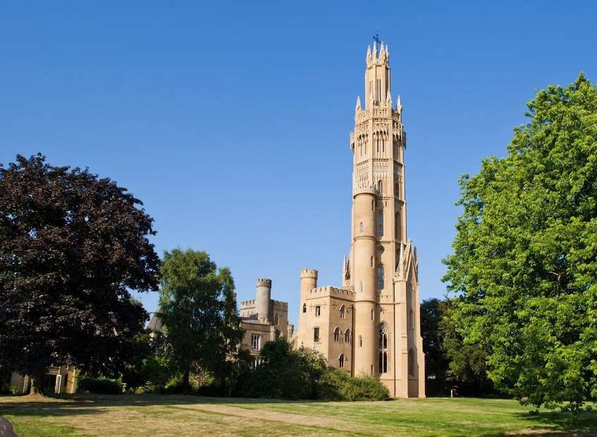 The collection was found at Hadlow Tower. Picture: English Heritage