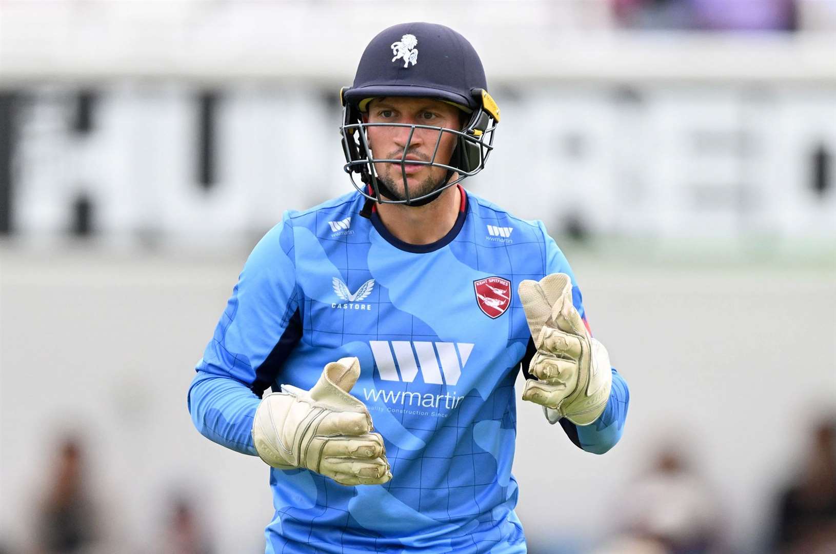 Harry Finch has impressed with his glovework and signed a new Kent deal last December. Picture: Keith Gillard