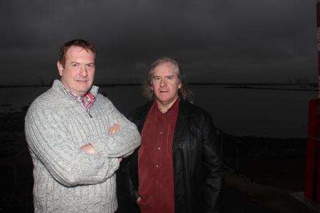 The team behind A Vision For Sheppey – Andrew Deeley, left, and Robert Gerrard
