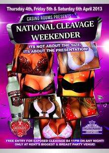 The Casino Rooms in Rochester is holding a "Cleavage Weekender"