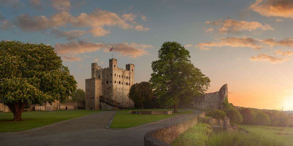 Rochester Castle, pictured in the latest Visit Kent summer advertising campaign. Picture: Visit Kent