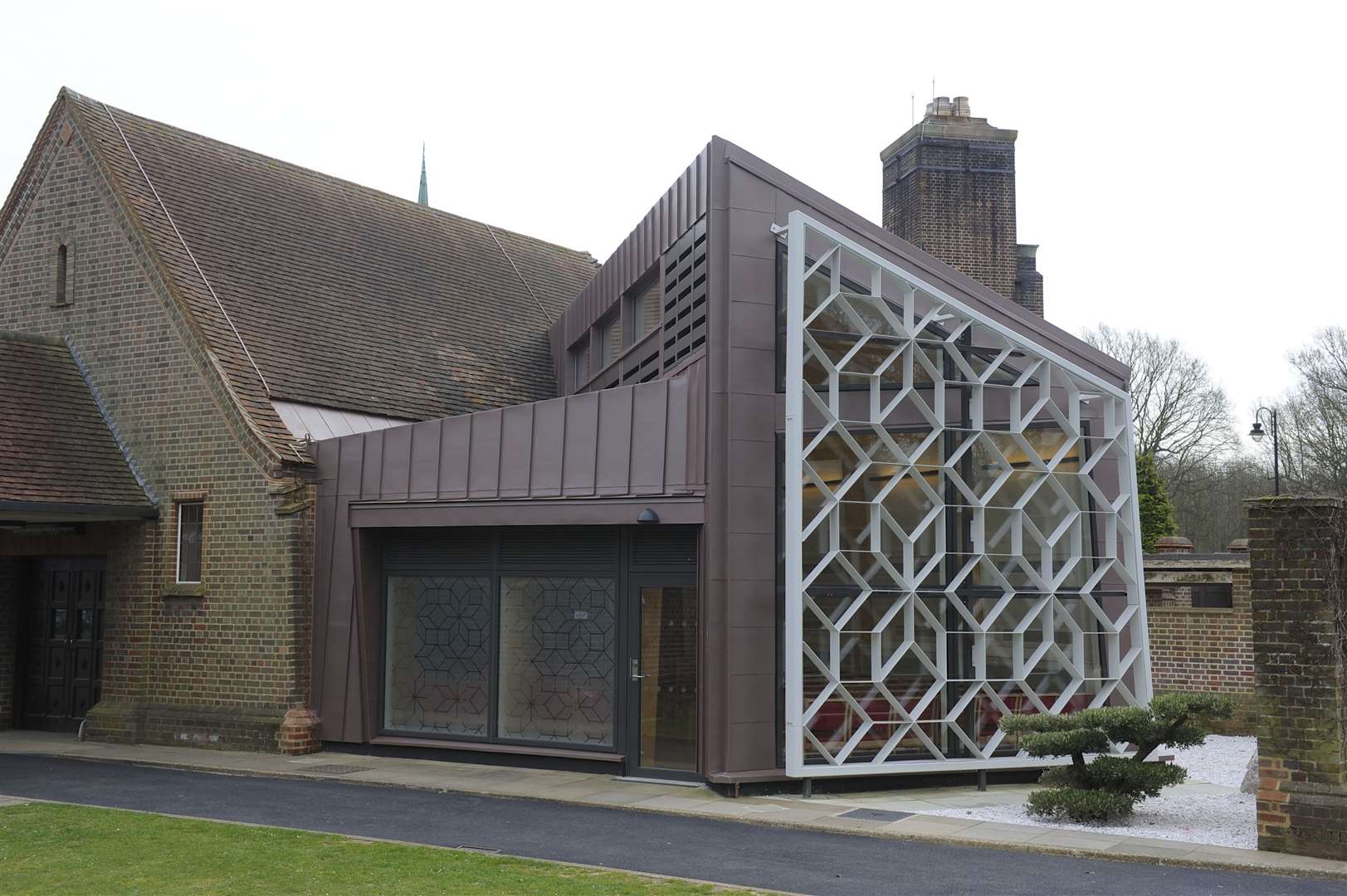 The chapel extension at Medway Crematorium, Robin Hood Lane, Chatham. Picture: Andy Payton