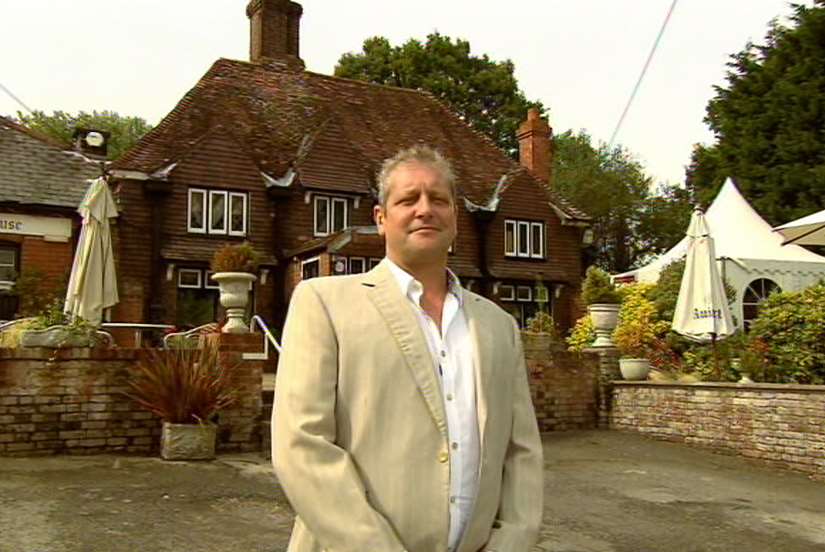 Joe Mallett, owner of the Who'd a Thought It in Grafty Green, appeared on Four in a Bed.