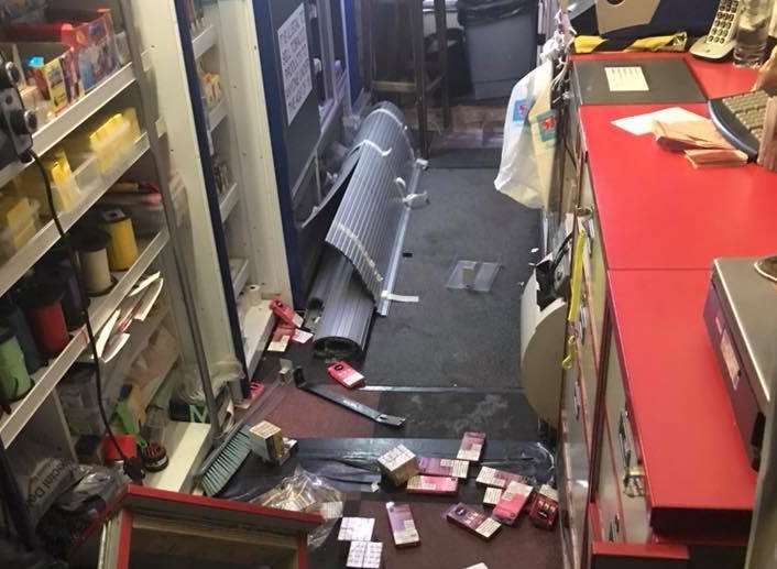 Thieves ransacked the shop. Picture, Barry Vara.