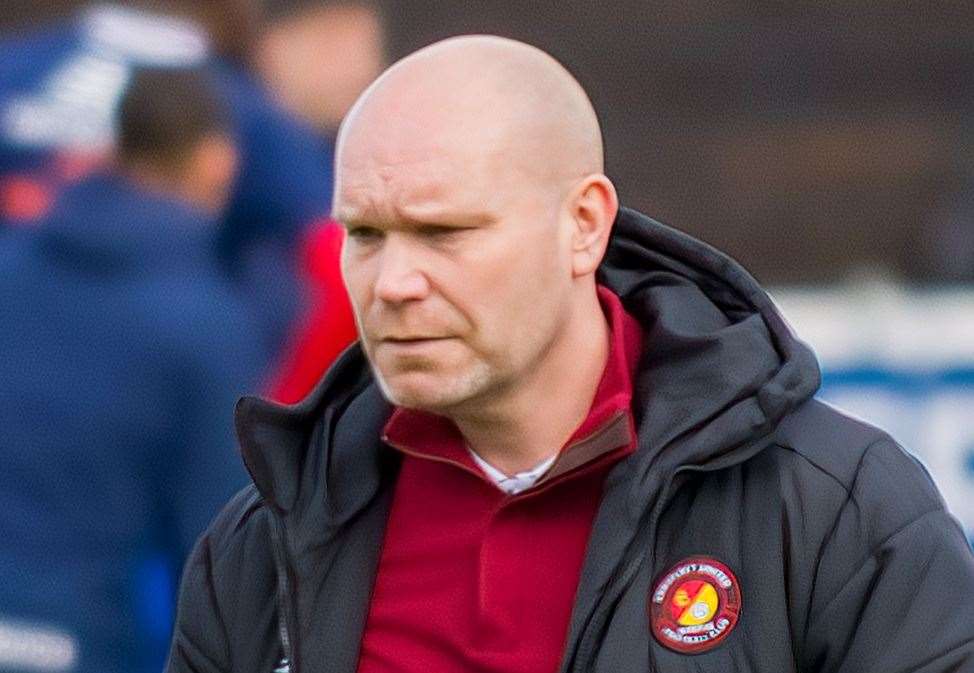 Ebbsfleet manager Danny Searle. Picture: Ed Miller/EUFC