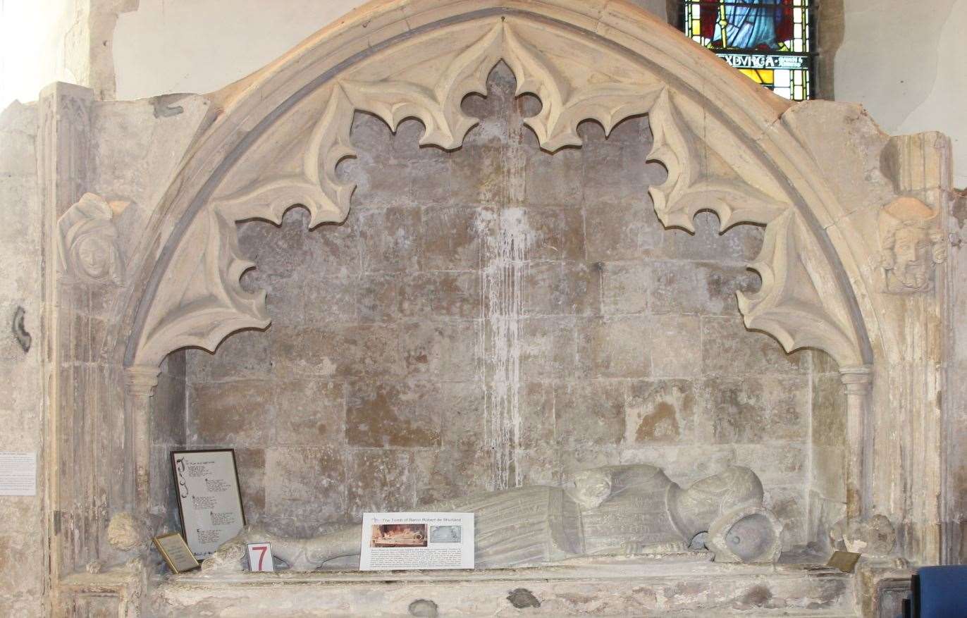 Tomb of Sir Robert de Shurland at Minster Abbey, Sheppey