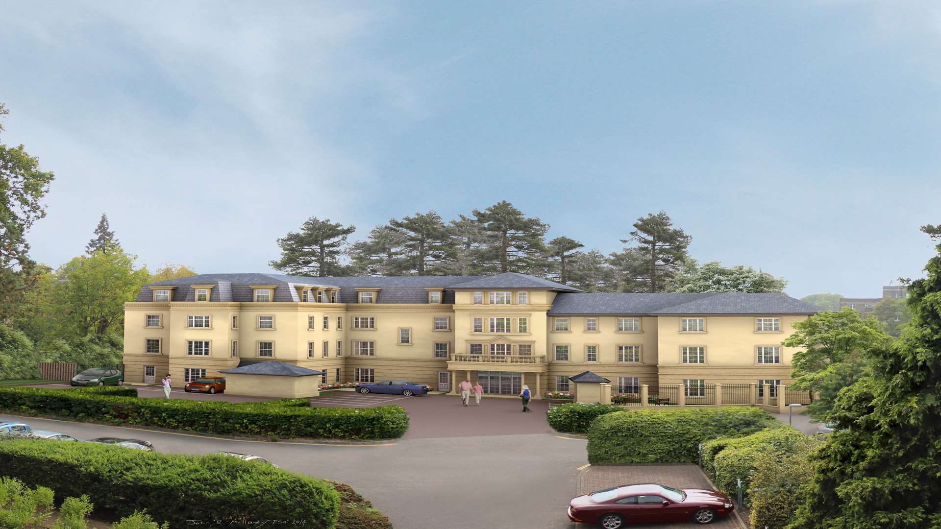 A CGI illustration demonstrates what the suites will look like.