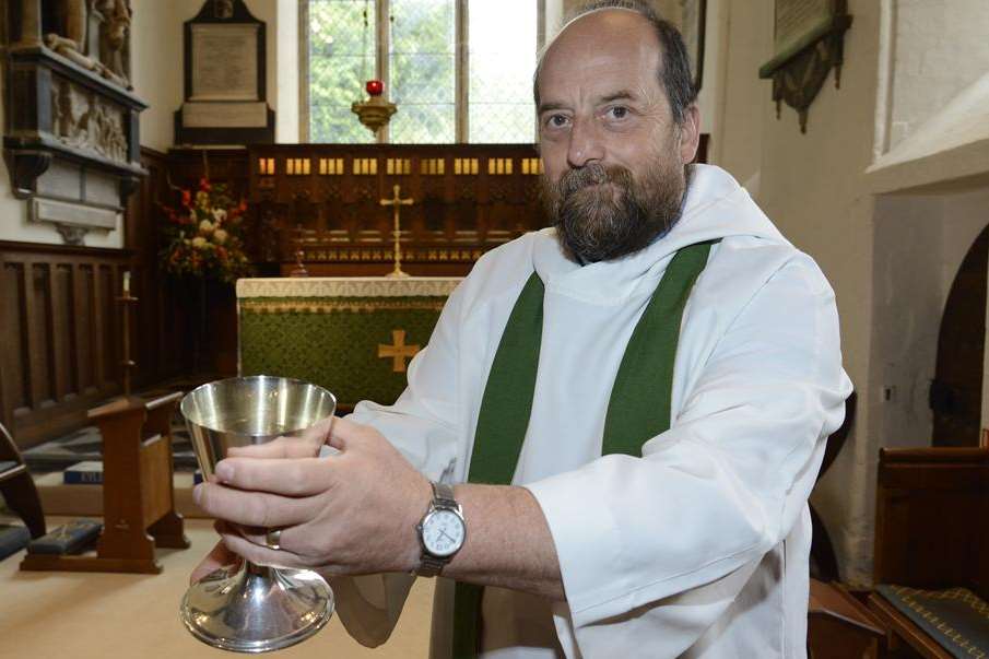 Rev Paul Filmer is now serving non-alcoholic Holy Communion wine to help recovering alcoholics