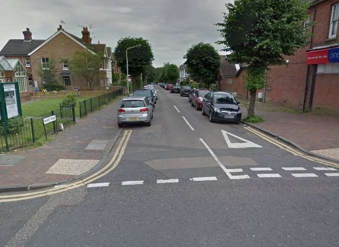 The incident happened at the junction with Manor Road, Rusthall. Picture: Google.