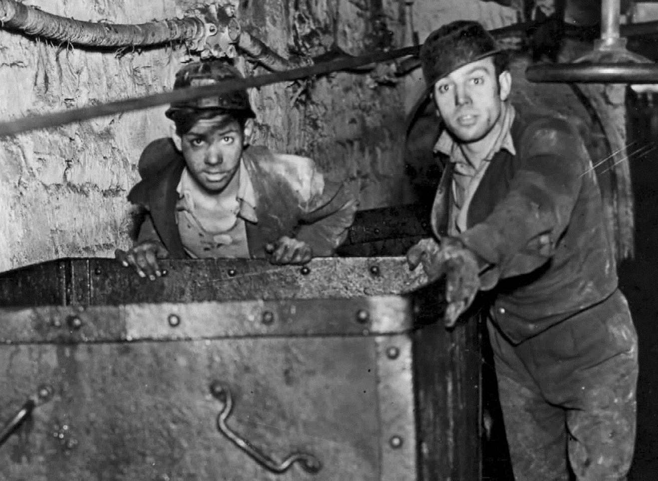 Miners at Chislet Colliery