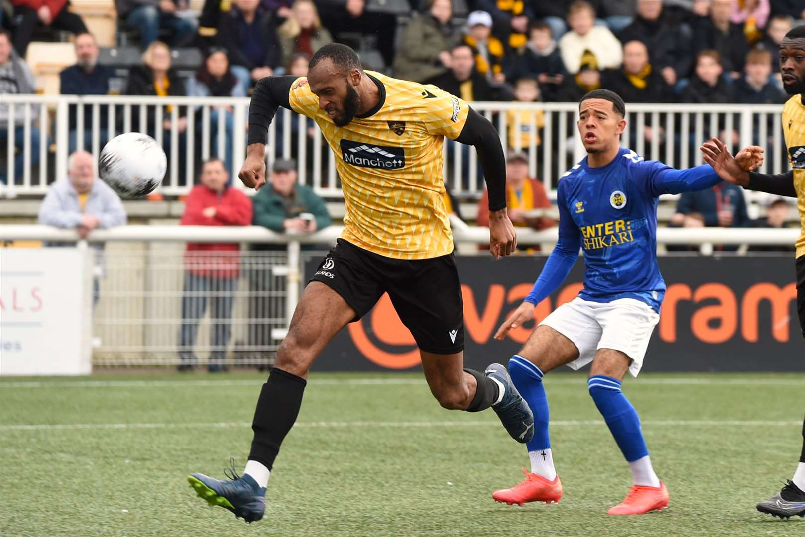 Reiss Greenidge is on a good run of games at Maidstone. Picture: Steve Terrell
