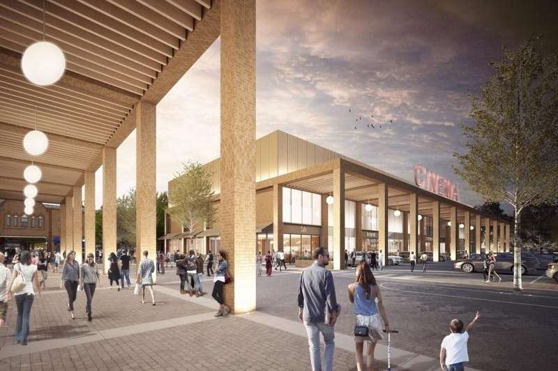 The proposed cinema for Tonbridge town centre