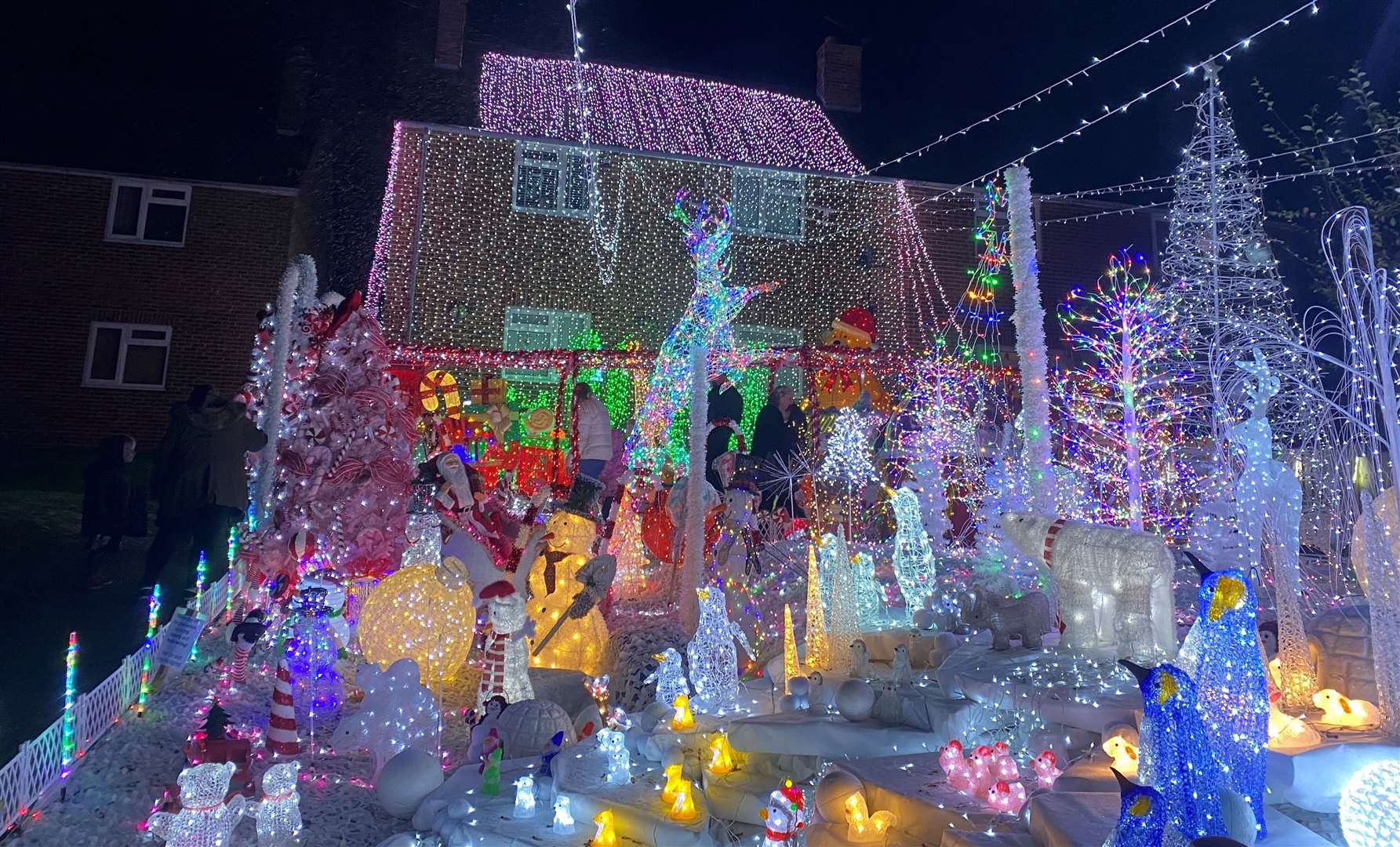 The Clark Christmas Display at Colonel's Lane in Boughton-under-Blean