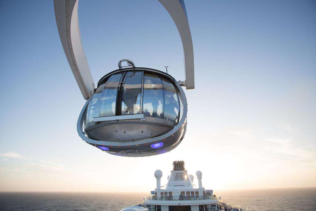 The North Star pod on Royal Carribean's Quantum of the Seas