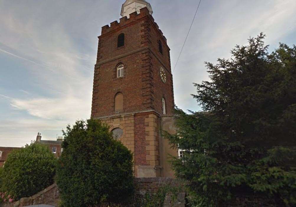 The road is shut between St Leonard's Church and Fiveways Rise. Picture: Google
