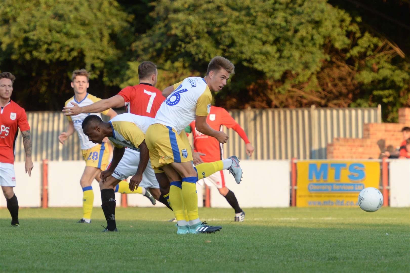 Chatham Town take on Gillingham at Maidstone Road Picture: Chris Davey