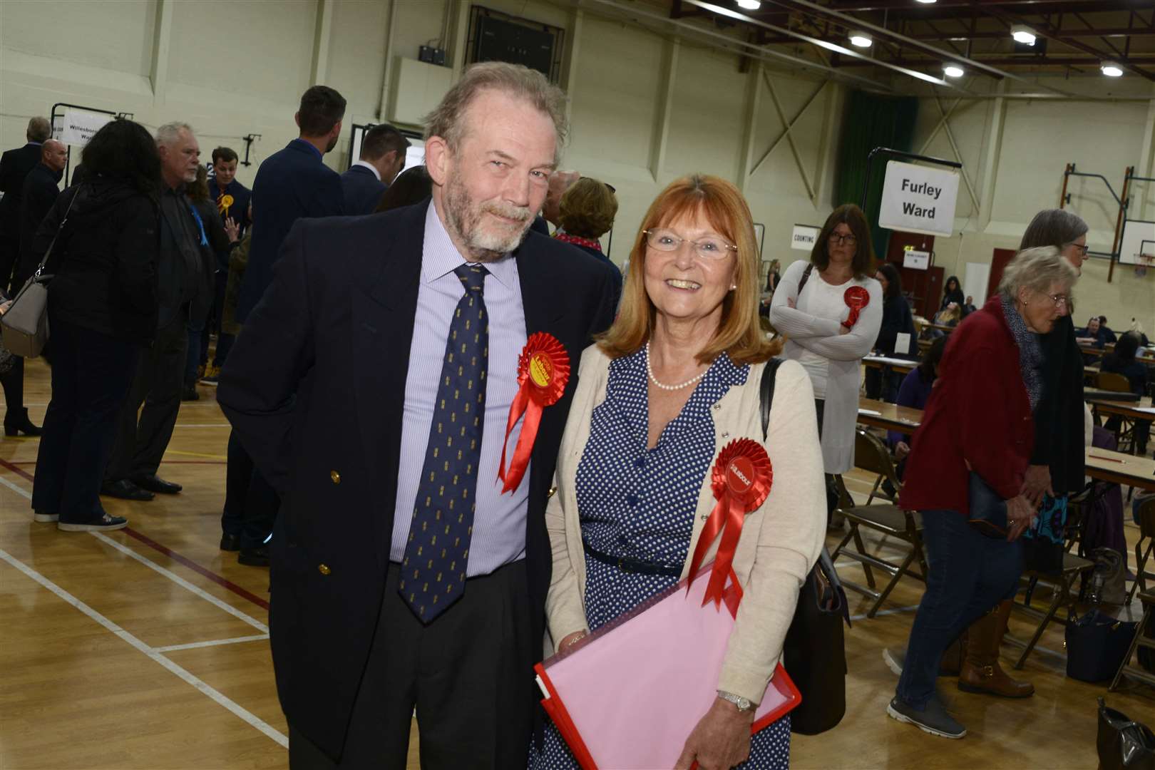 Both Charles and Lyn were voted in as borough councillors last year